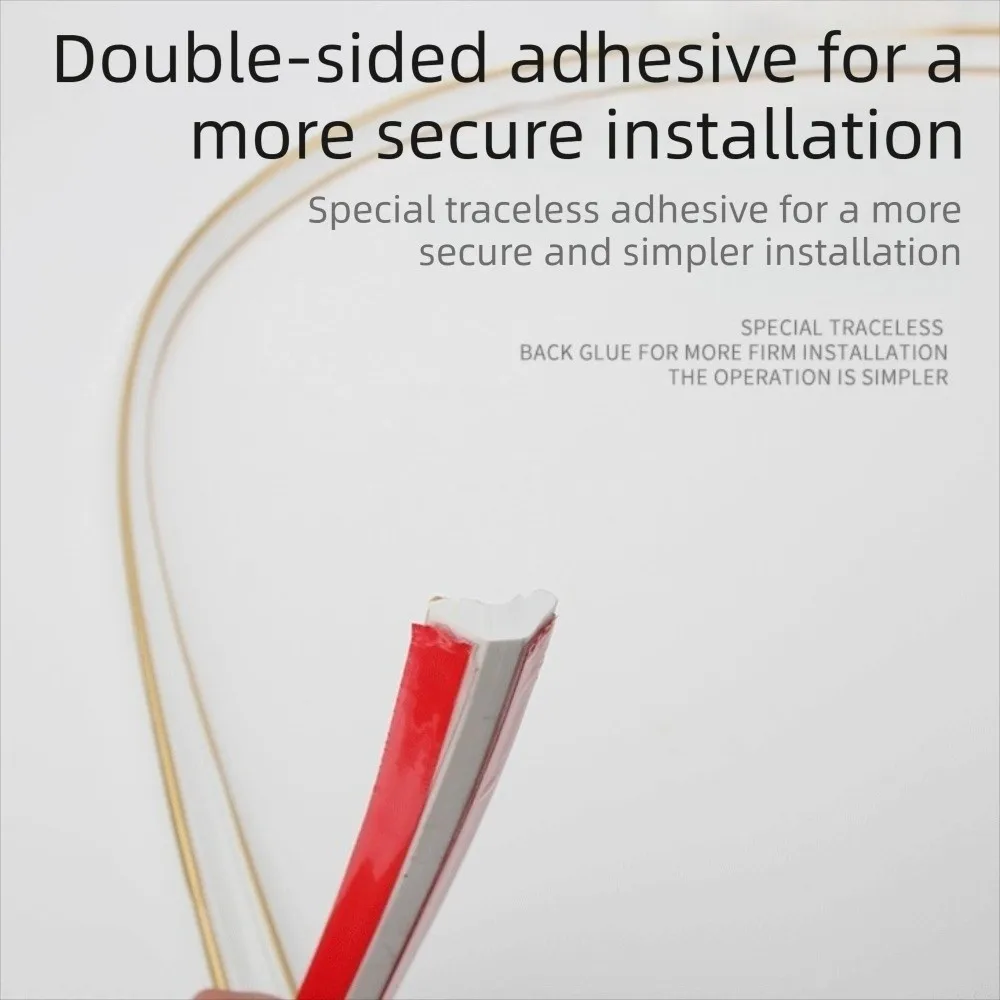 12mm*9mm Self Adhesive Corner Line Self-adhesive PVC Material Ceiling Corner Line 3D Foam Triangular Shape Triangular Edge Strip