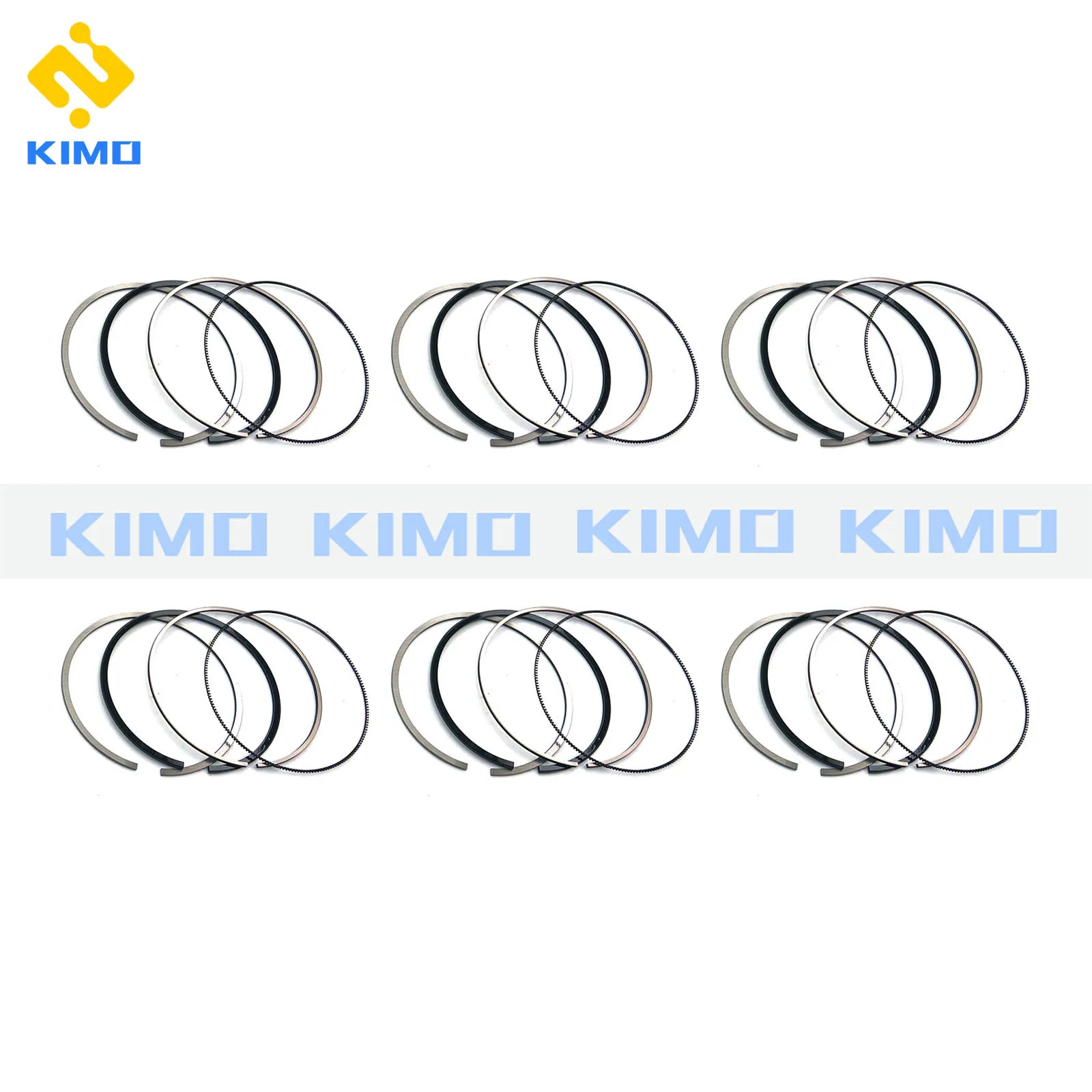 

6X Piston Ring Set For BMW 3/4/5/6/7/X3X4/X5/X6 3.0TDS 24V N57D30A N57D30B 84MM