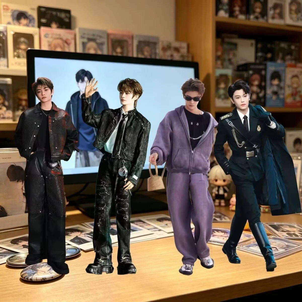 Ding Yuxi's peripheral stills, humanoid cosplay, acrylic standing plaque, super handsome and exquisite desktop decoration