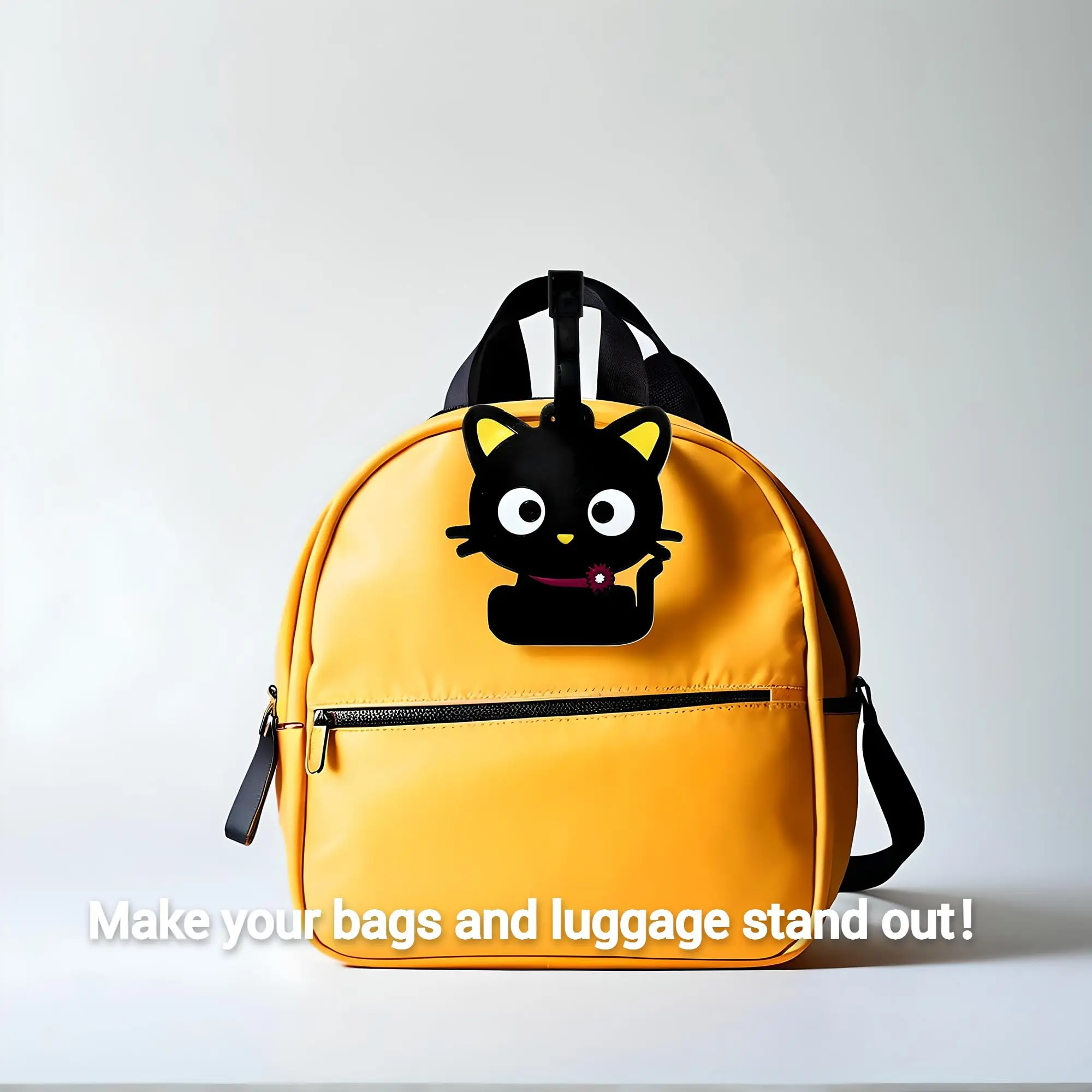Cute Animal Luggage Tag Travel Cat Dog Poop Dinosaur Suitcase ID Addres Holder Baggage Boarding Tags Portable Label view 4