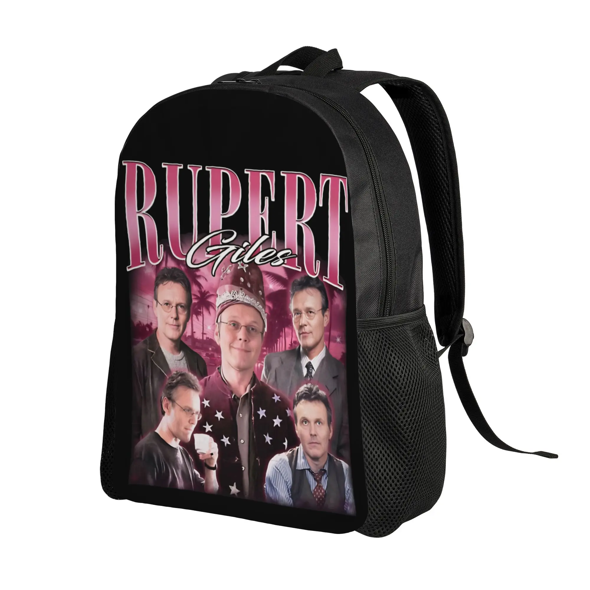 Rupert Giles Buffy the Vampire Slayer Backpack for Men Women Teenage High School Business Daypack Laptop Computer Shoulder Bag
