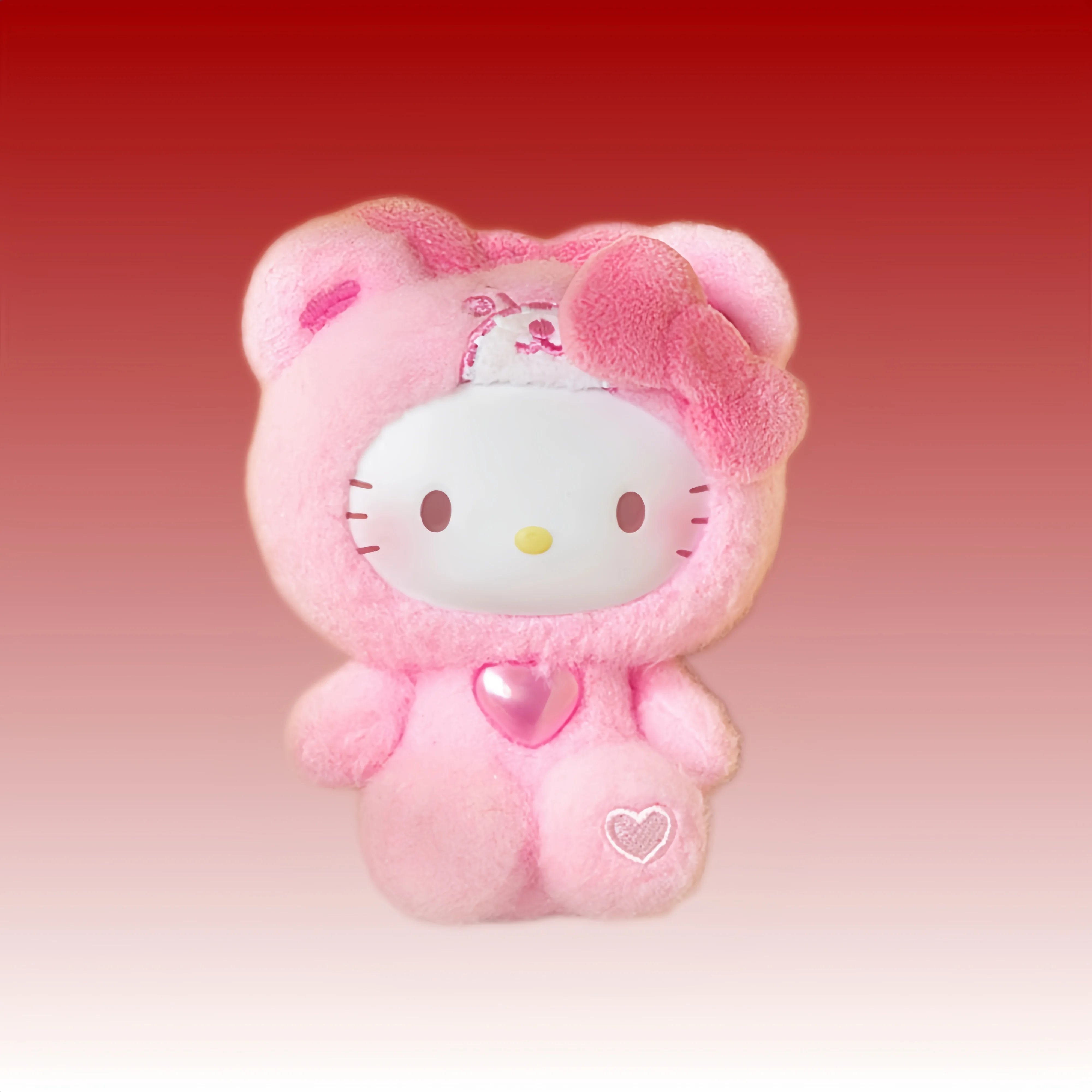 Hello Kitty Teddy Pajamas Series слепая коробка мультяшная виниловая кукла с лицом изысканное украшение для рабочего стола аниме кулон Mystery Box подарок