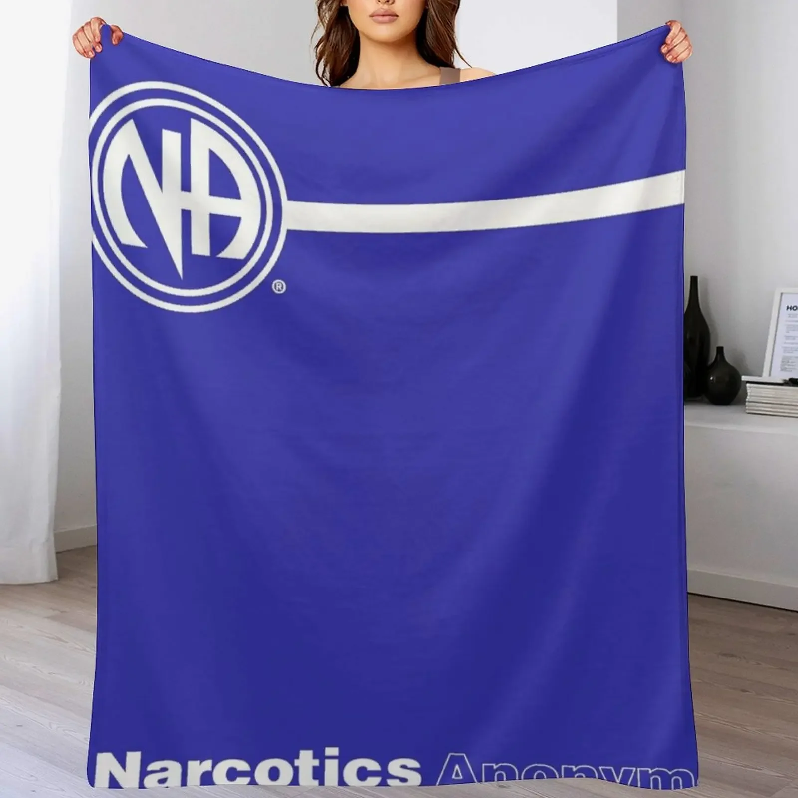 NA Basic Text Book Narcotics Anonymous Gift Throw Blanket Custom Comforter Kid'S Flannel Fabric Blankets