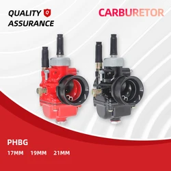 Dellorto PHBG 17/19/21mm Carburetor for JOG50 JOG90 BWS100 RG50 DIO50-90 2 Stroke Manual Carburetor