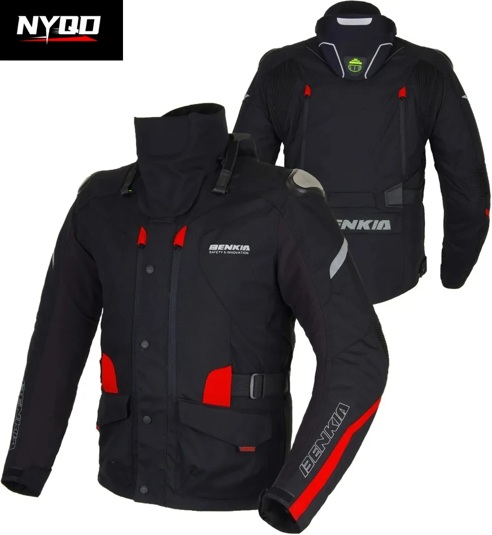 

Мотоциклетная куртка BENKIA для мужчин, защитная экипировка, куртка для мотокросса и внедорожных гонок, мотокуртка с защитой CE