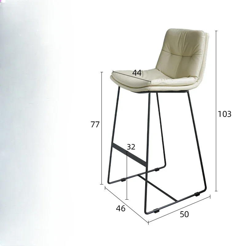 Krzesła barowe do kuchni designerskie Salon Tanie Nordyckie Biuro Zaawansowane Krzesło wysokie na zewnątrz Luksusowe Taborety Kuchenne Meble do salonu