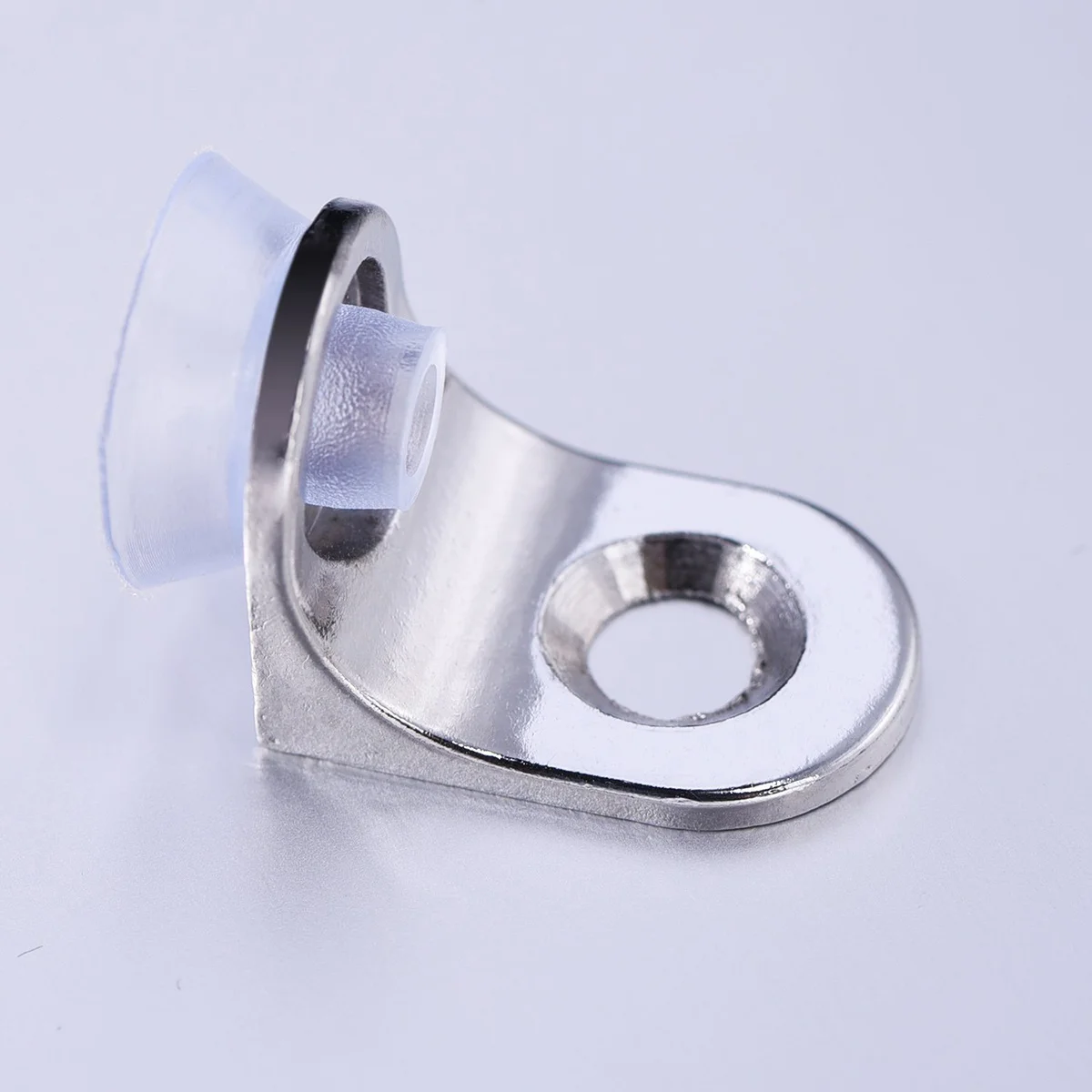 Soportes de soporte para estante en forma de L de acero inoxidable, aleación de Zinc duradera con ventosas de silicona para muebles, armarios, 10 Uds.