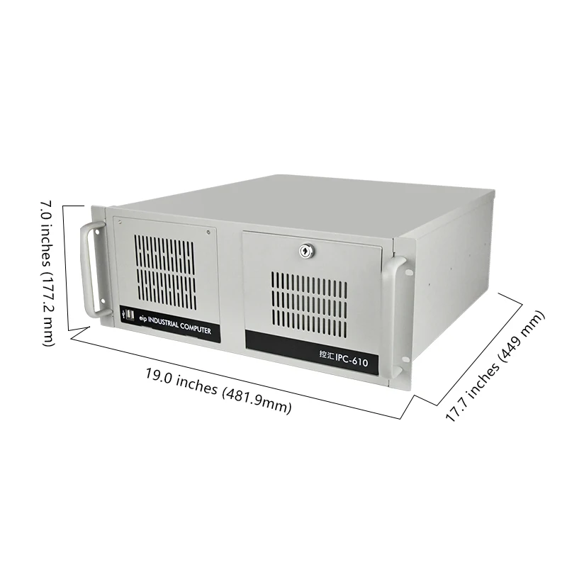 【Nuevo】IPC -610L B75 H81Chipset 16GB 6COM Video de alta definición placa base Industrial Pc integrado ordenador Industrial Mini