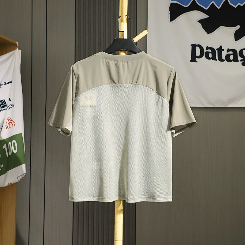 

Outdoor Women's round Ne ort Sve T-irt Breathable Me Hollow Design Summer Faionable Me Ba T-irt