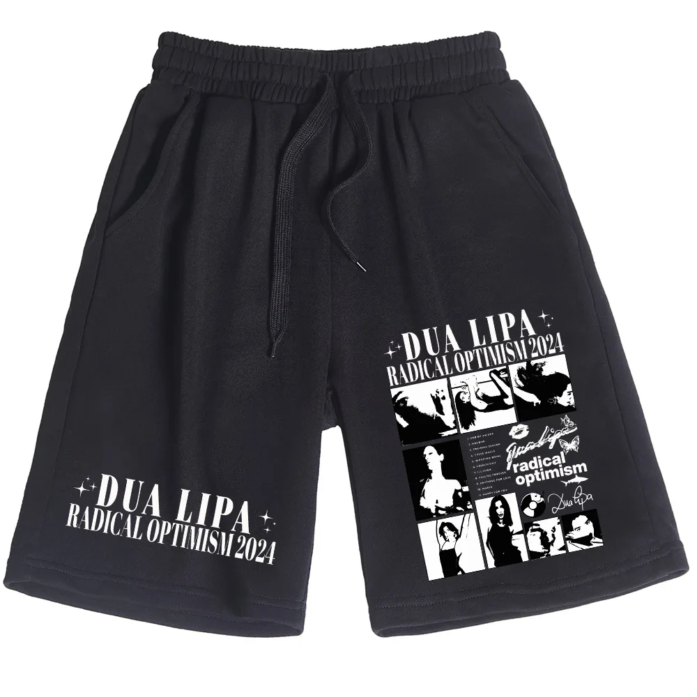 Dua-pantalones cortos de algodón Lipa para hombre y mujer, ropa de playa, 2024