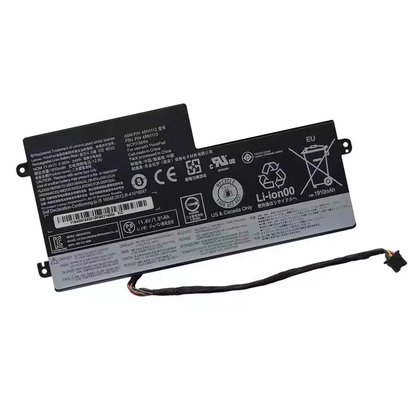 45N1112 45N1113 Laptop Battery for Lenovo ThinkPad X230S X240S T440 T440S T450 T450S X240 X250 X260 45N1110 45N1111 11.4V 24Wh