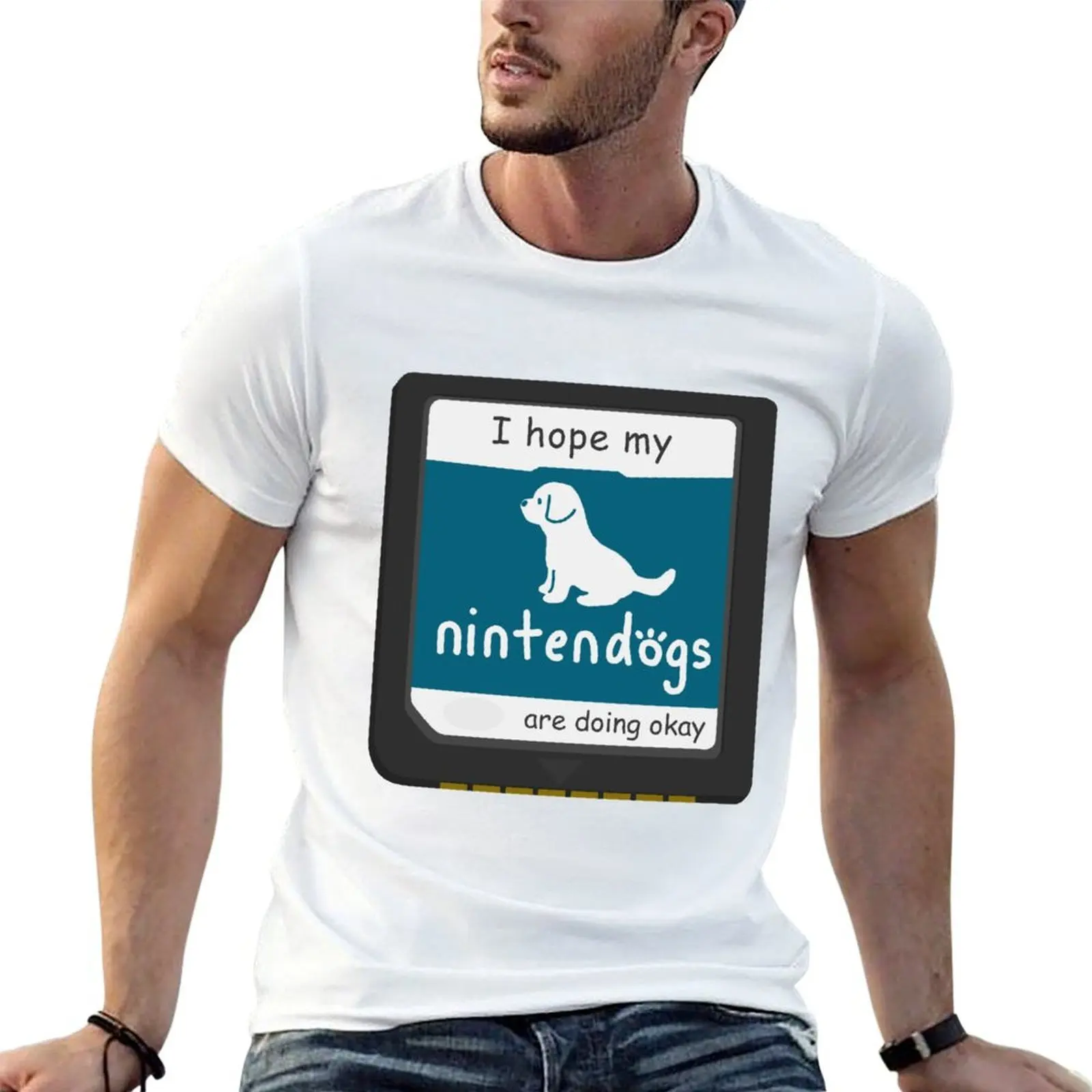 

Are Nintendogs T-Shirt t man shirt Doing Blue shirt shirts cotton cotton Okay man Hope 100% men t t 100% cotton My - I
