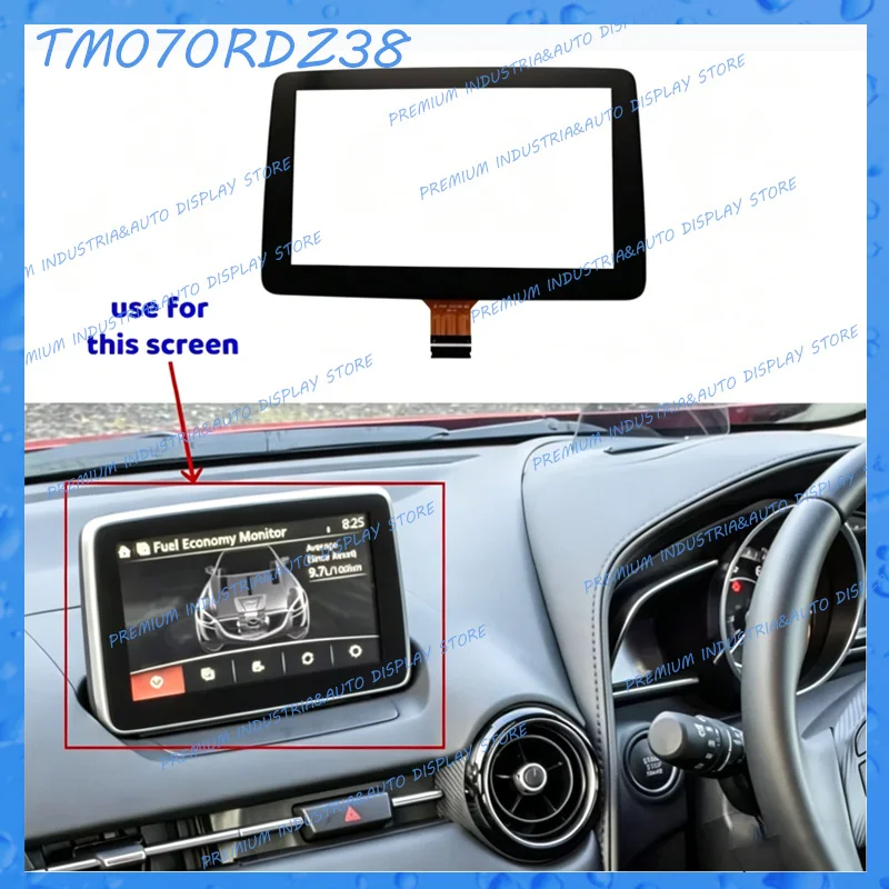 

BHP1611J0D HCY-CTP7088-A0 TM070RDZ38 LCD-панель для Mazda 2, 3, Axela, CX-3, MX-5 2014-2016 годов выпуска