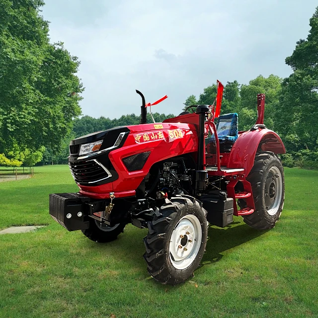 

Cheap and Popular Small Four-wheel Tractors Containing Farm Tools Mini 4x4 Tractors Four-wheel Drive Farm Tractors