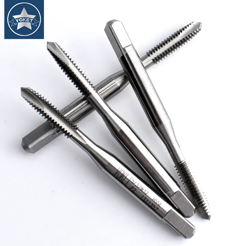 VOKET HSSE-M35 JIS Standard Spiral Pointed Tap BSW W 1/8 5/32 3/16 7/32 1/4 5/16 3/8 7/16 1/2 Machine Screw Thread Taps