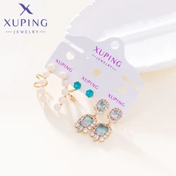 Xuping Jewelry New Arrival Copper Alloy Mixed Earrings of Gold Color Plated Women Exquisite Gift