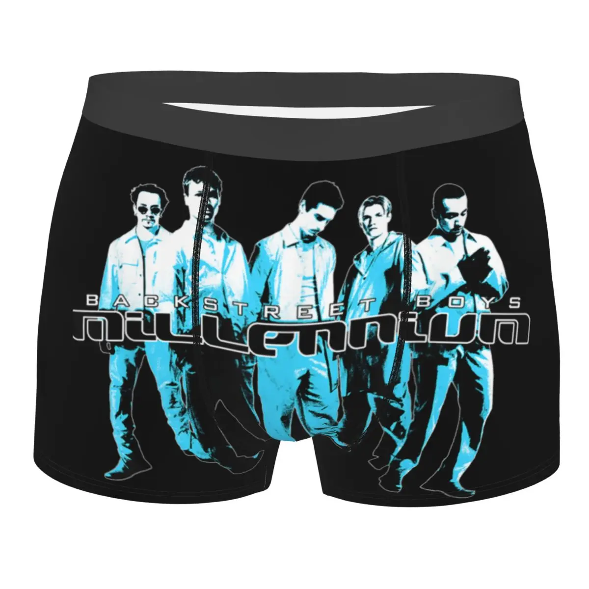 Male Cool Backstreets Pop Music Boys Underwear Boxer Briefs Men Soft Shorts Underpants