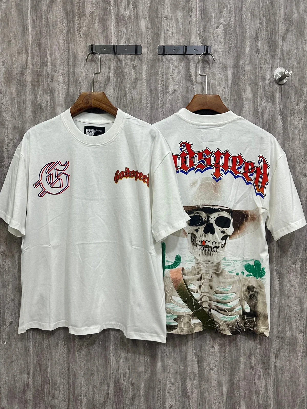 

Godspeed Oversized T-shirt Men Women Streetwear GOD SPEED Top Tee