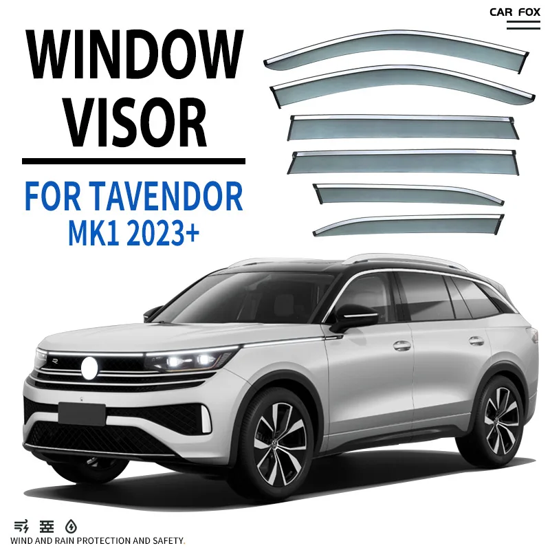 For TAVENDOR  Window visor Weather Shield Side Window Deflector Car windshield weather shield Car accessories