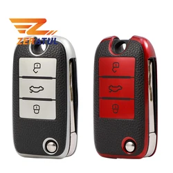 TPU Leather Car Key Case Cover Bag Holder Shell Fob for Roewe RX5 MG3 MG5 MG6 MG7 MG ZS GT GS 350 360 750 W5 Protector
