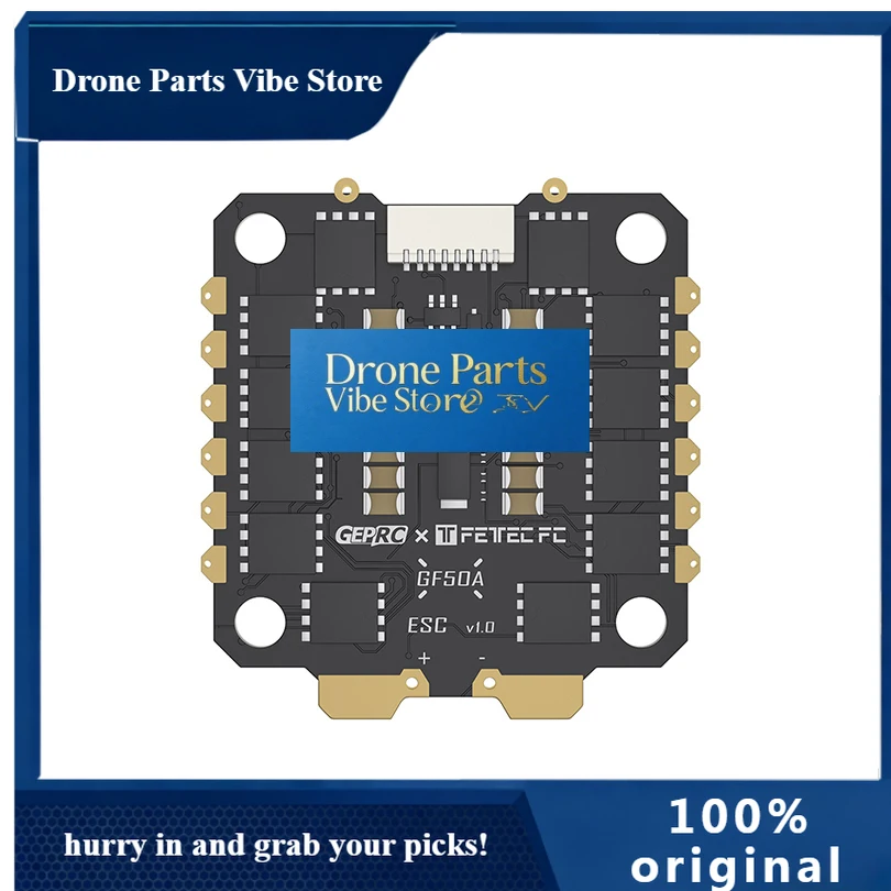 

Drone Parts GF50A FPV Stack For GEPRC Fettec G4-Alpha / Flight Controller FETTEC S2M Dshot2400 / 4IN1 ESC RC FPV Plane Quadcopte
