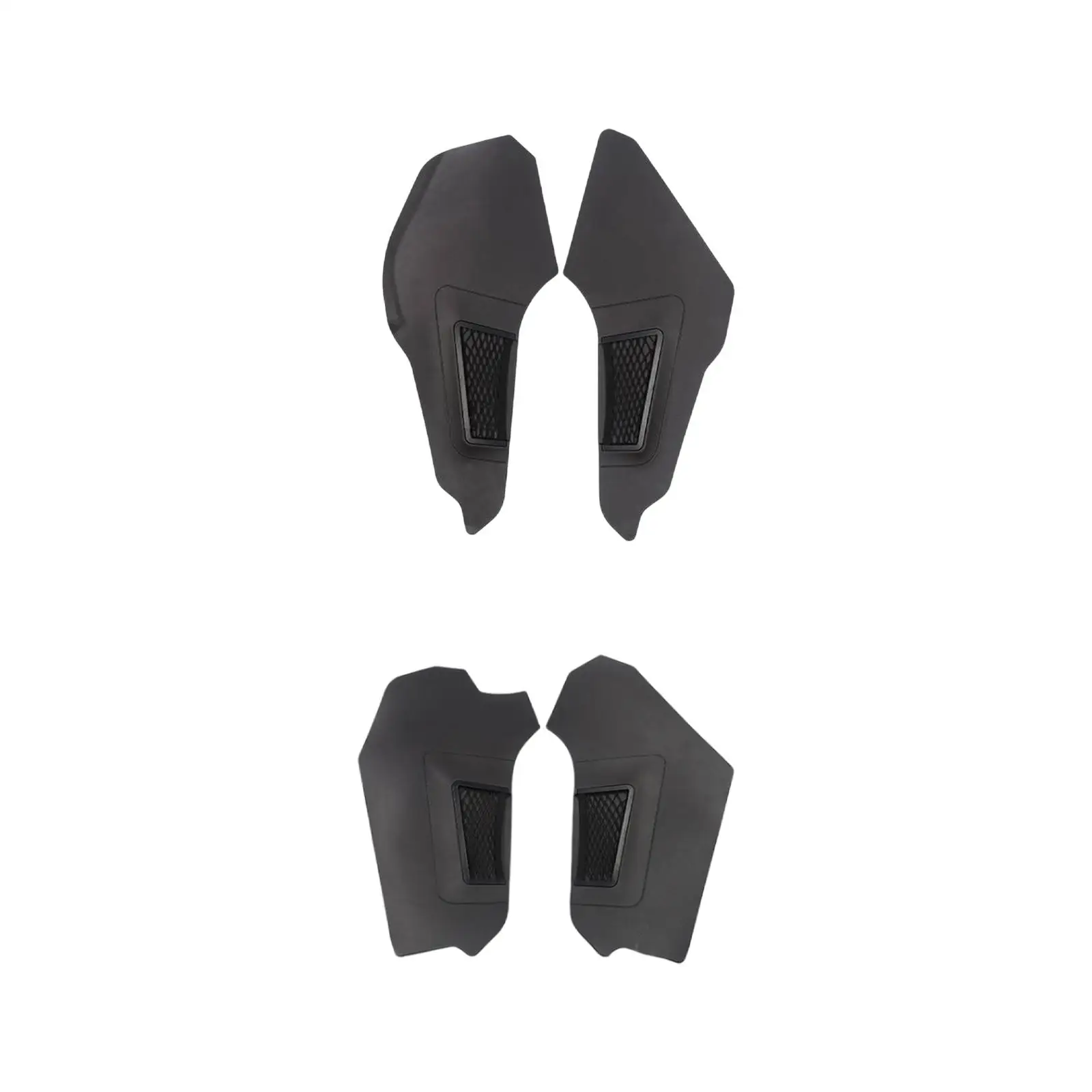 

2 Pieces Central Control Side Defense Kick Pad Decoration Trim Car Central