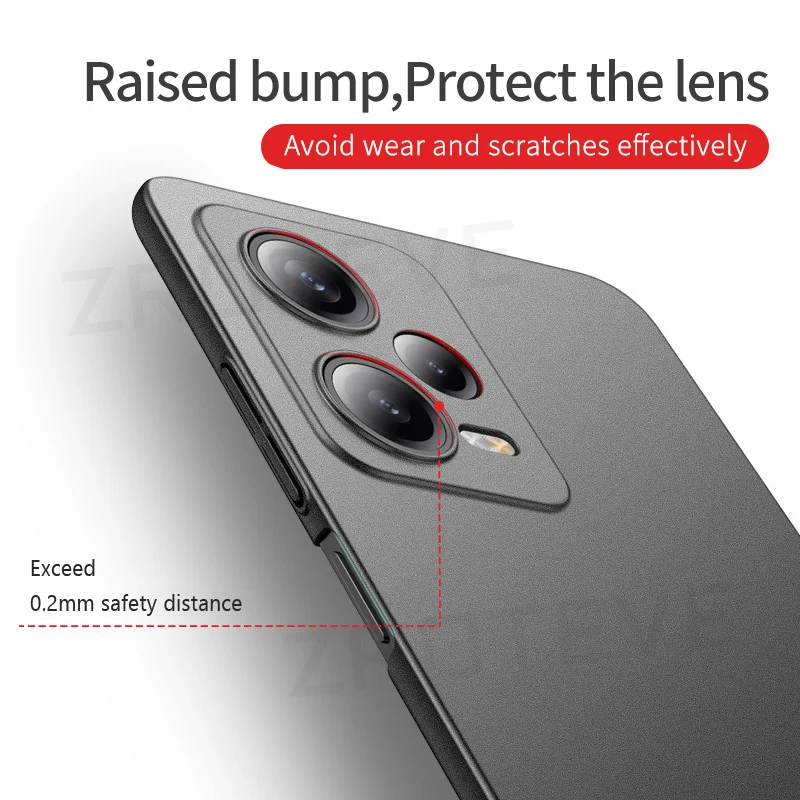 For Redmi Note12 ZROTEVE Slim Hard PC Matte Cover For Xiaomi Redmi Note 12 12S 11 11S 13 Pro Plus 5G Xiomi Note13 4G Phone Case