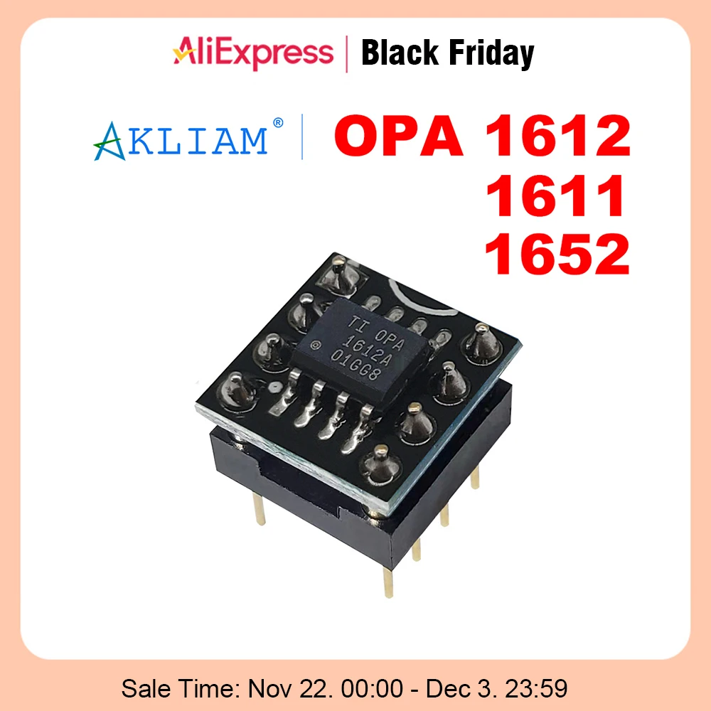 AkLIAM Original TI BB OPA1612 OPA1652 OPA1611 Classic Op Amp for DAC Headphone Amplifier