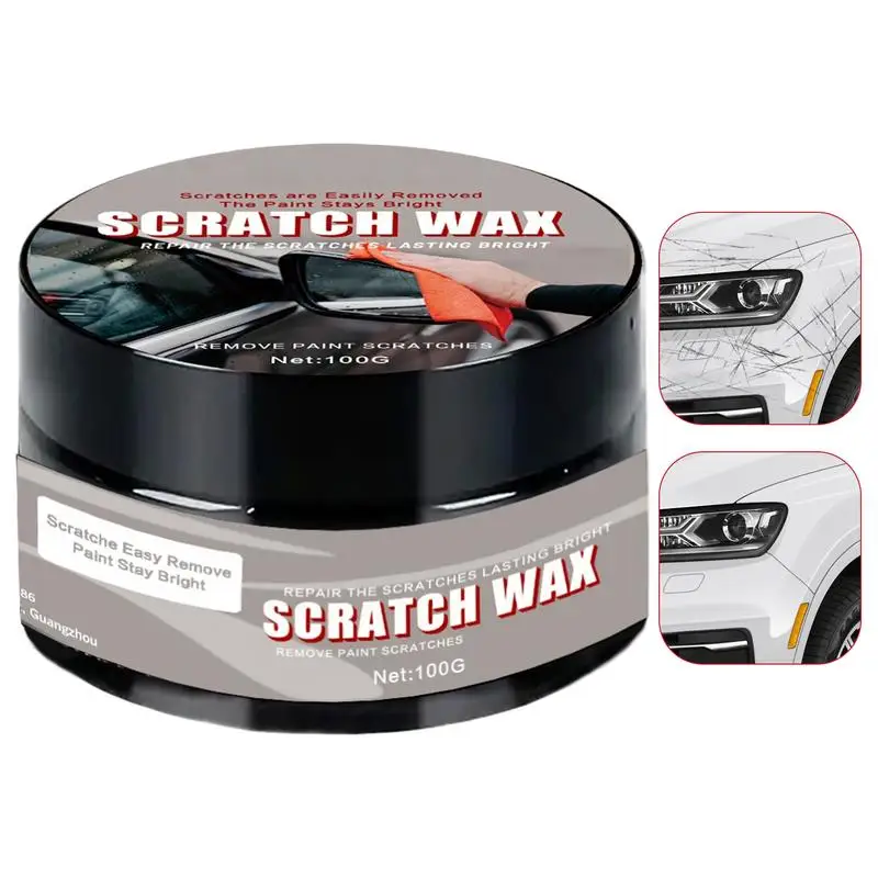 Car Scratch Remover Car Scratch Eraser With Sponge Portable Paint Scratch Repair For Vehicles Polish And Wax For Car