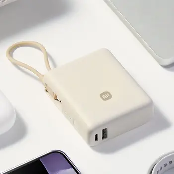 Powerbanka XIAOMI 10 000 mAh 33 W s vestavěným kabelem USB-C – 2cestné rychlé nabíjení, přenosná powerbanka pro iPhone 16 Pro 15 14 17 10 nejlepší prodej Powerbanka Miniso 10000 mAh - №3