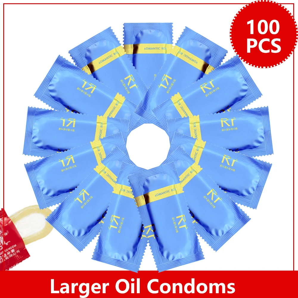 High Quality 100Pcs Condoms Natural Latex Rubber Smooth Lubricant Safe Contraception Ultra Thin Condom Men Sex Toys Sex Products