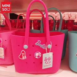 Oryginalna torebka Barbie Cute Daylight Shine Series Girl Lunch Bag Kawaii Lunch Bag Eva Storage Bag Anime Decor Kids Birthday Gift