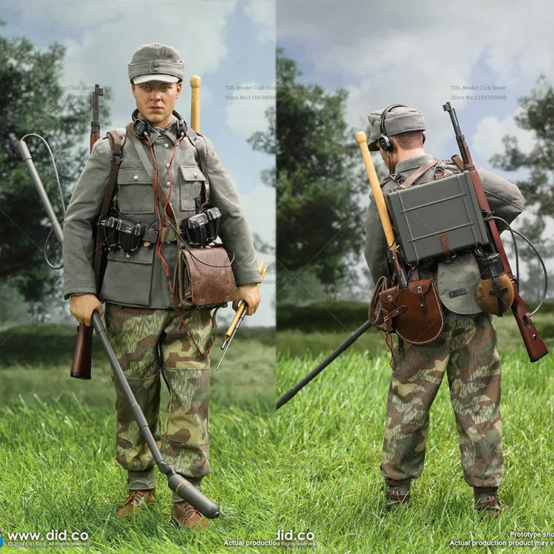 

DID D80180 1/6 Scale Defense Force Engineer Remove Mine Detector Scout Private Neumann 12-inch Full Set Action Figure Soldier