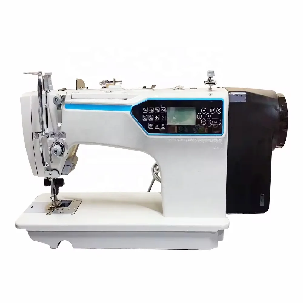 QK-800-A6 Hot Sale Jack Style Single Step Fully Automatic Computerized Flatbed Lockstitch Industrial Sewing Machine