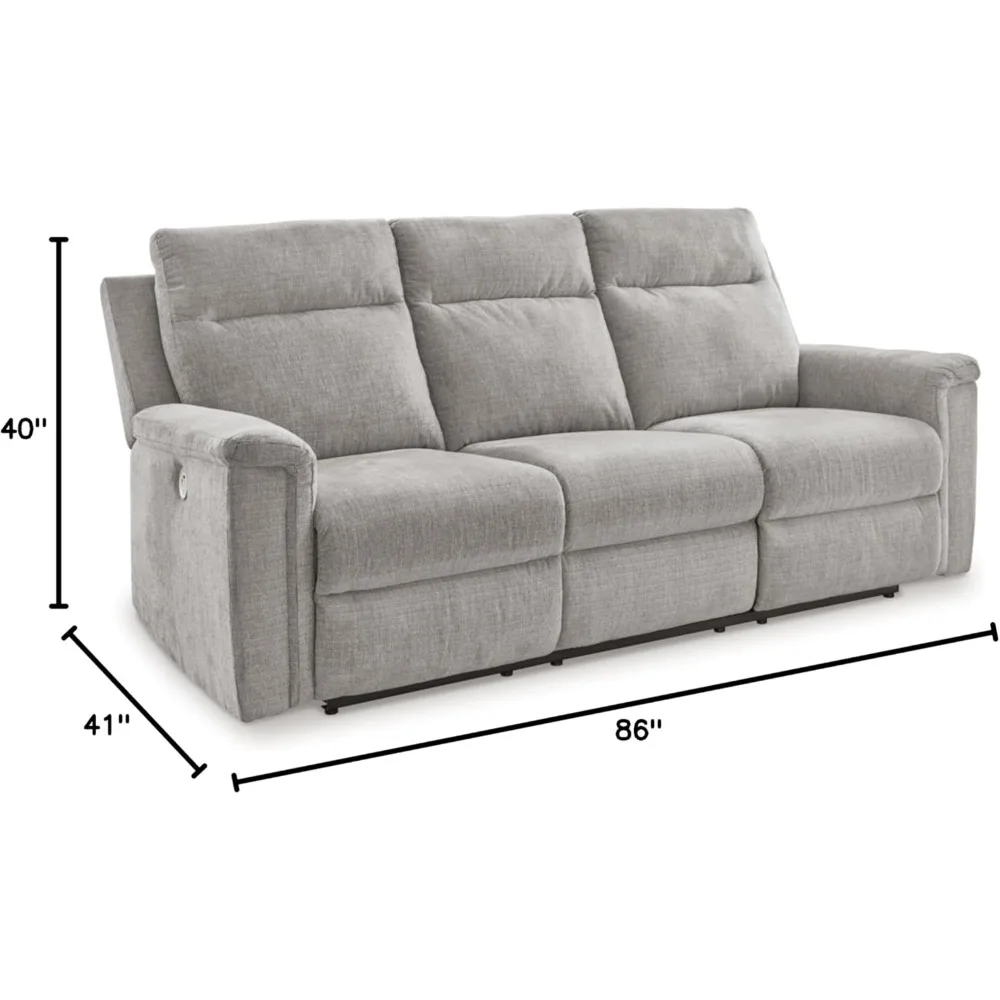 Minimalistyczna rozkładana sofa Barnsana z portami ładowania USB