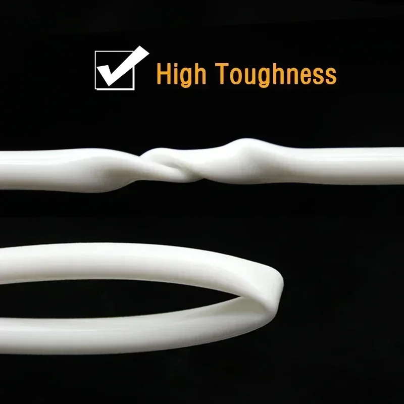 1~10M White Food Grade Silicone Tube Rubber Hose ID0.5~32mm Flexible Aquarium Air Irrigation Pipes Water Connector Garden Hoses