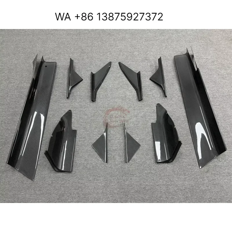 Wmwmnu High Quality OEM Style Dry Carbon Fiber Side Skirt Side Spoiler Body Kit for MC20