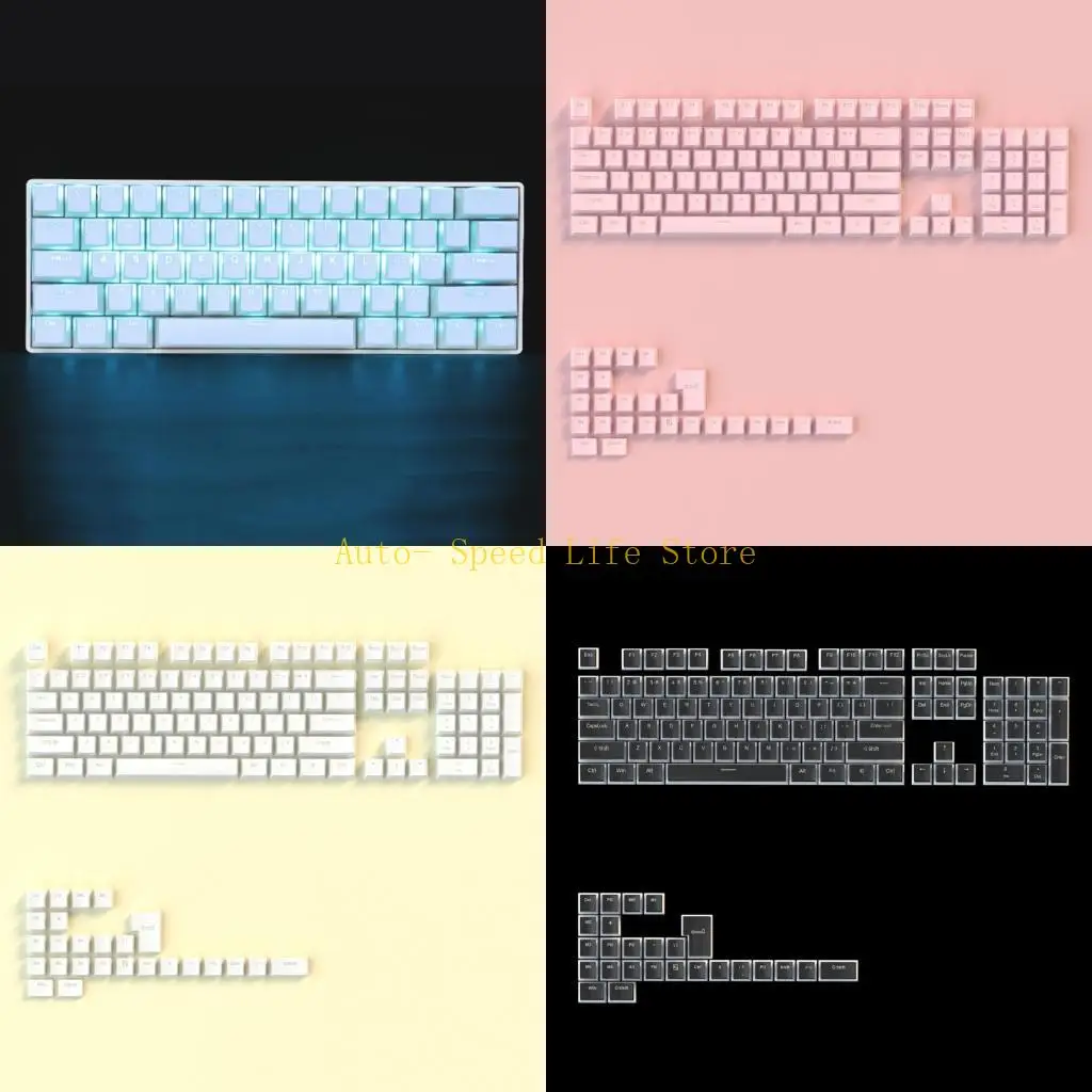 

02DA PBT OEM Translucent Dual-layer Keycaps Compatible for Cherry MX Switch