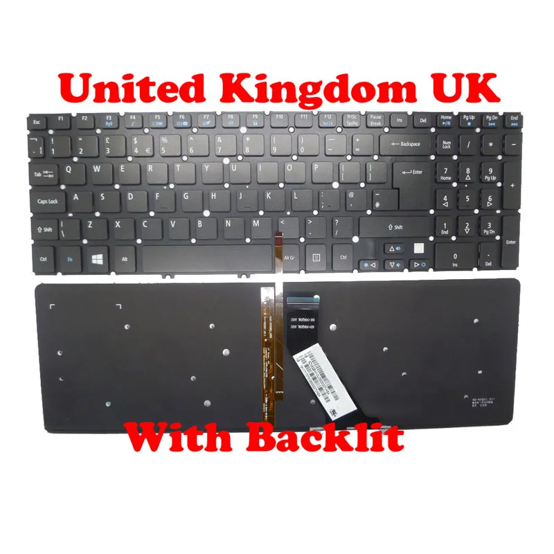 

US HB JP Keyboard For ACER For Aspire M5-581 M3-581G M3-581PTG M3-581T M5-581G M5-581TG V5-571 V5-531 Canada Hebrew Japanese JP