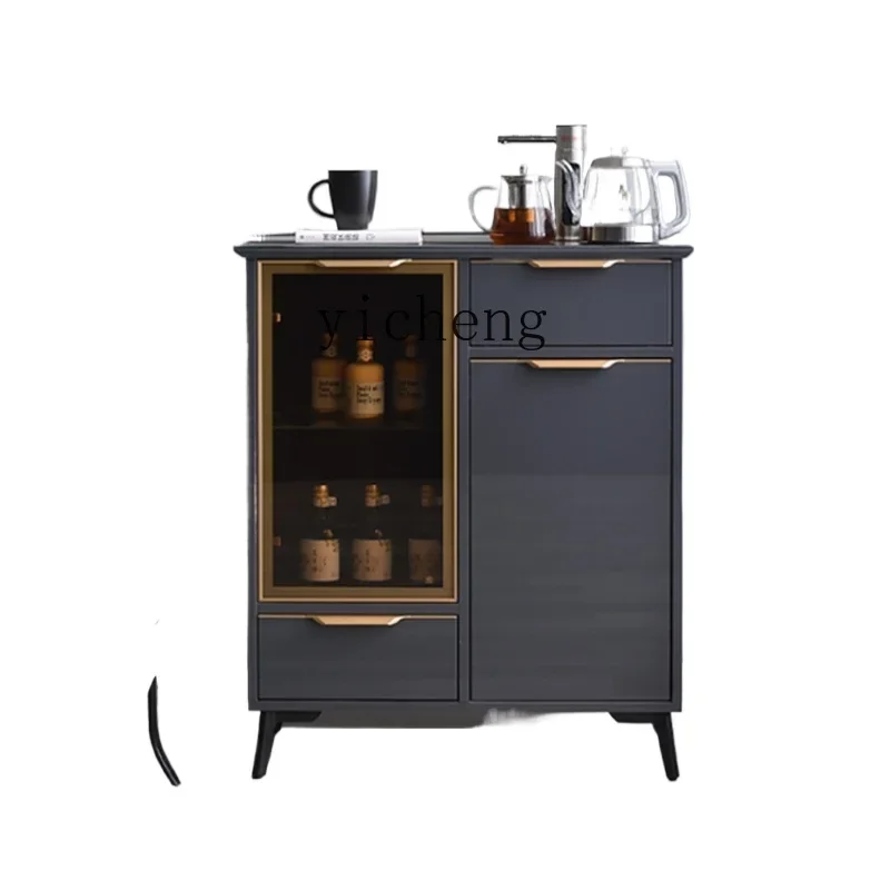 Automatic Solid Wood Modern Light Luxury Smart Tea Machine Water Dispenser All-in-One Cabinet