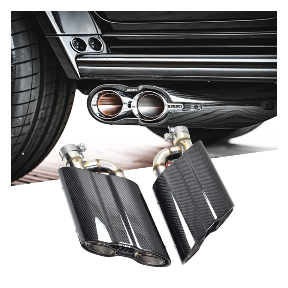 

DEX LED Rocket Car Exhaust Tip for Mercedes Benz G-Class W463 W464 G63 G500 High Quality Carbon Exhaust Pipe Muffler Tailpipe