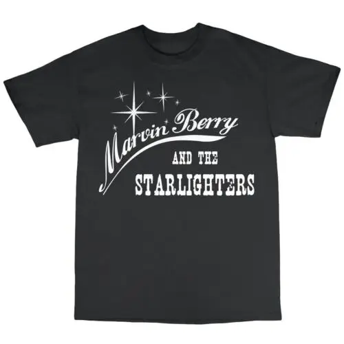 

Футболка Марвин Берри и старлайтеры, 100% хлопок, Марти маклете, коричневый