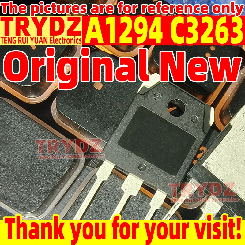5-1 pairs Original New A1294 C3263 2SA1294 2SC3263 TO-3P