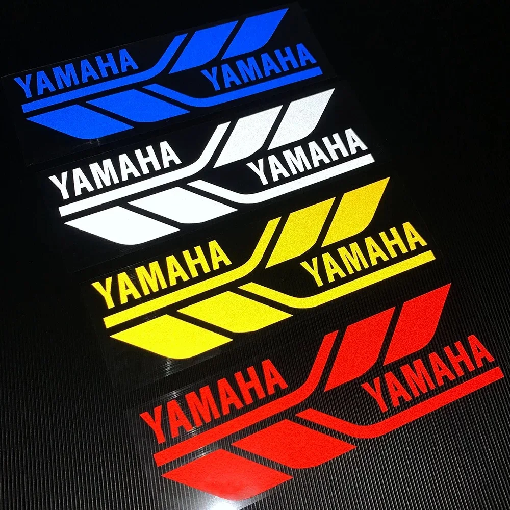 Reflective Laser Letter Motorcycle Body Decoration Decals for Yamaha Dirt Bike Scooter Helmet Stickers Modification Accessories
