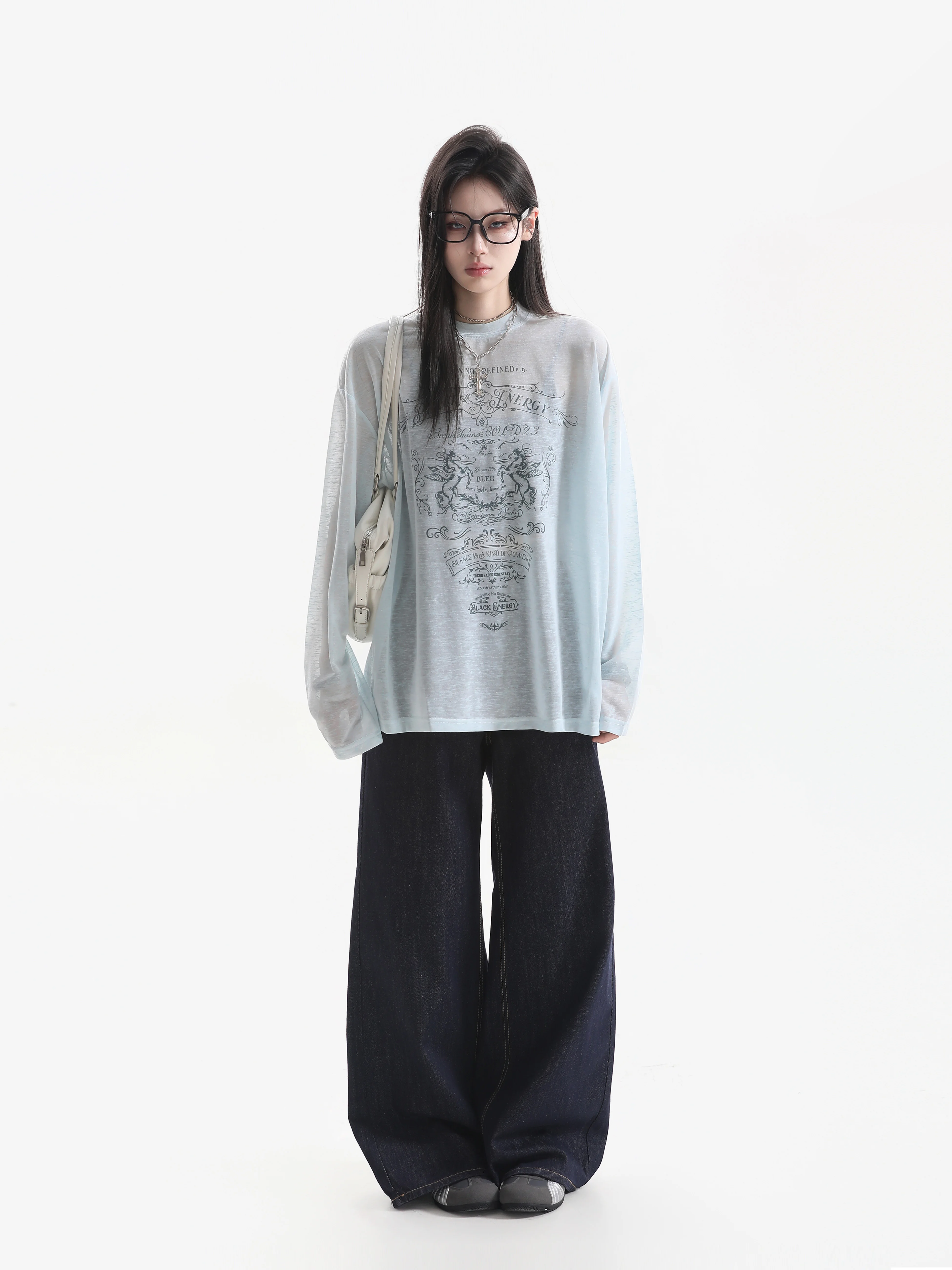 Summer Thin Lazy Style Women's Oversize Loose Long Sleeve T-Shirt Sun Protection Casual Loose Polyester Cotton Linen Blend