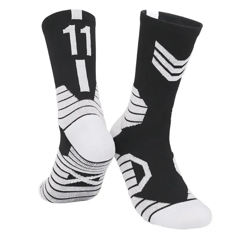 Professional Basketball Socks Men Thickened Mid-calf Children Anti-slip High-calf Towel Bottom Sports Socks Polypropylene Fabric