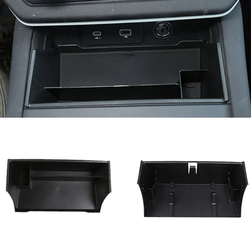 

For Land Rover Defender 90 110 2020 2021 2022 Center Console Lid Armrest Glove Box Card Phone Coin Storage Box Protective Cover