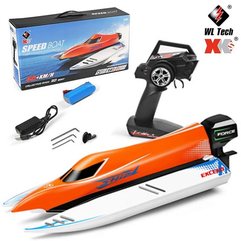 

Weili Wl915-A 43cm High-Speed Brushless Remote Control Boat Full Proportional Rc Fast Boat Anti Rollover Model Toy 14+ Gift