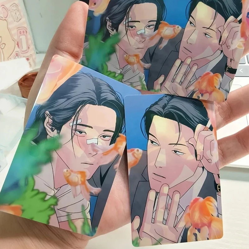 Anime Master's Peace Peace of God An Pyeonghwa Ju Incheol‌ Cosplay Card 3Pcs/set Paper Cards Collection Ornament Prop Decoration