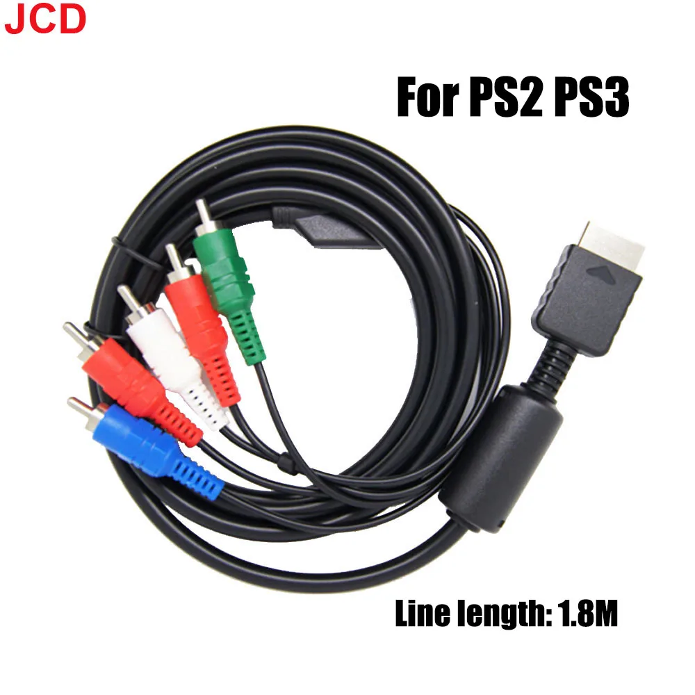 JCD 1pcs USB Adapter Converter Cable For PS2  PS3 Gaming Controller Joypad AV Video Audio Cable Accessories